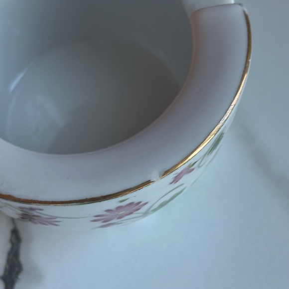 Aster Ceramic Vintage Pink Floral Ceramic Ashtray Aster Made in Japan - Picture 4 of 5